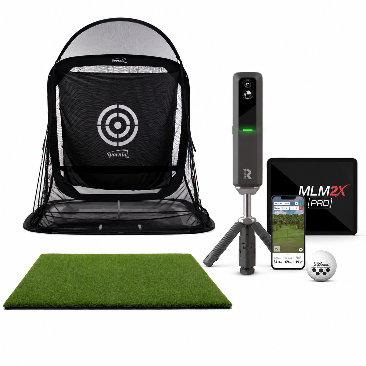 Rapsodo MLM2XPRO Golf Net & Mat Bundle