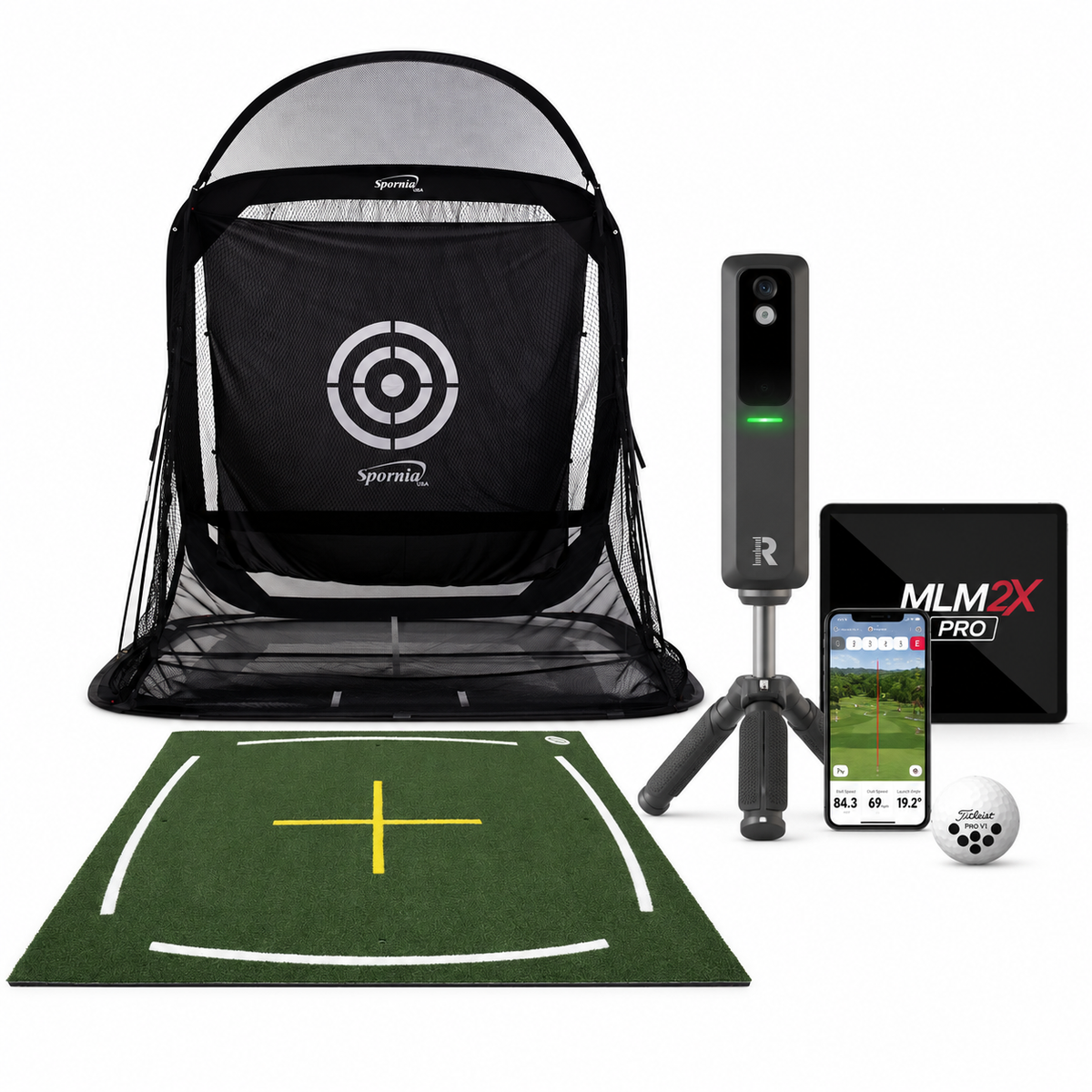 Rapsodo MLM2XPRO Golf Net & Mat Bundle