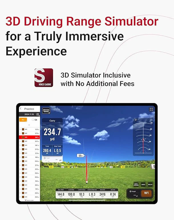 Swing Caddie SC4 Pro Golf Launch Monitor | Simulator – Spornia Sports