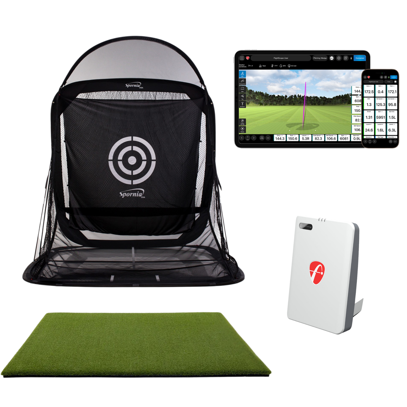 Performance Golf Bundle — Flightscope Mevo Gen2